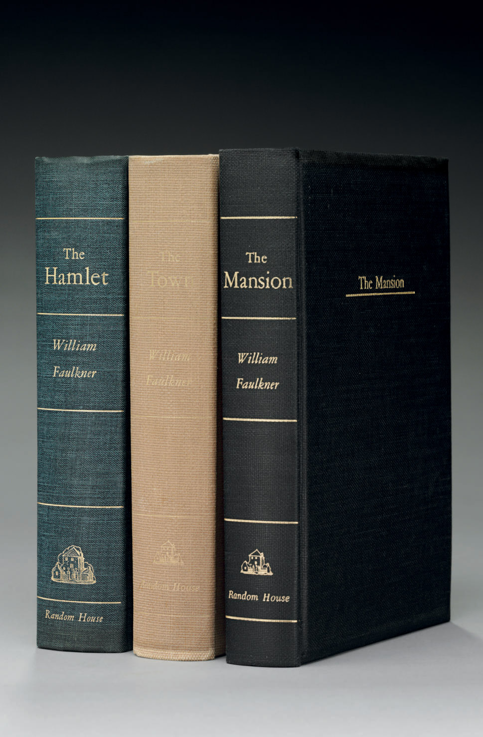 FAULKNER William The Snopes Trilogy A COMPLETE SET OF THE LIMITED 